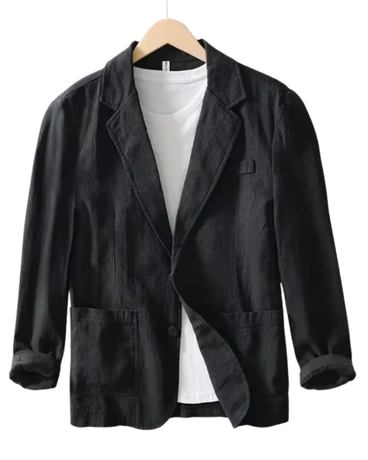 Classic Tailored Blazer - Gray