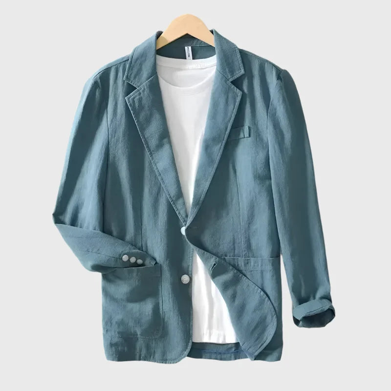 Classic Tailored Blazer - Gray