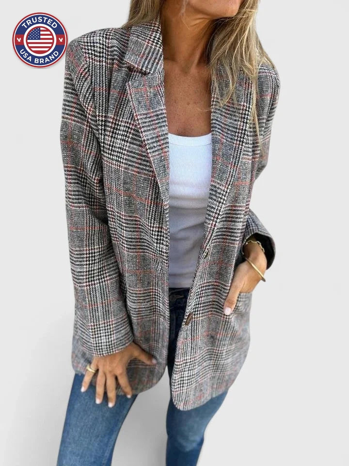 Comfortable Blazer - Brown