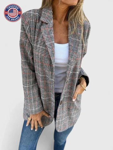 Comfortable Blazer - Brown