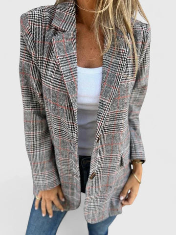 Comfortable Blazer - Brown