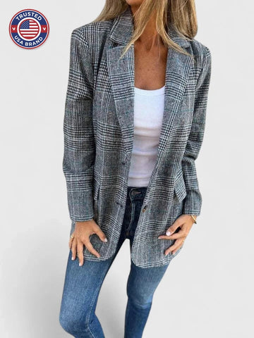 Comfortable Blazer - Brown