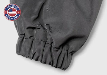Women's button-front hooded winter parka with elasticated cuffs - Light Gray