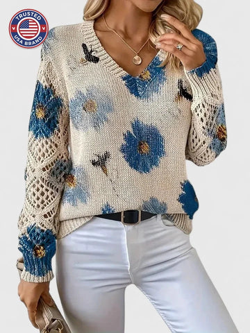 Elegant Cardigan - Blue