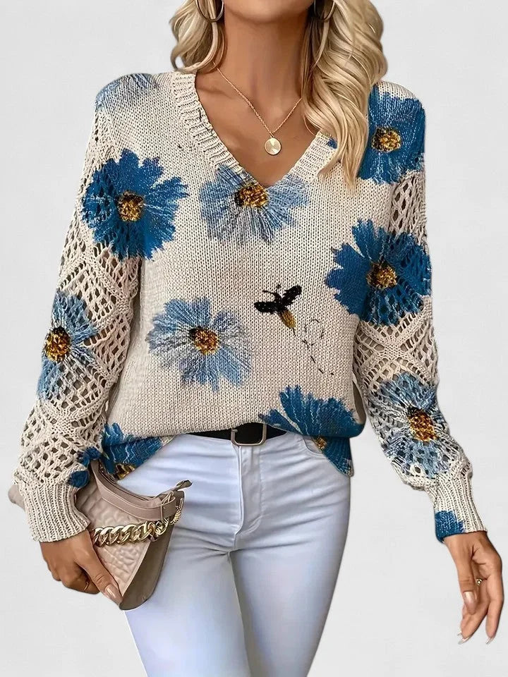 Elegant Cardigan - Blue