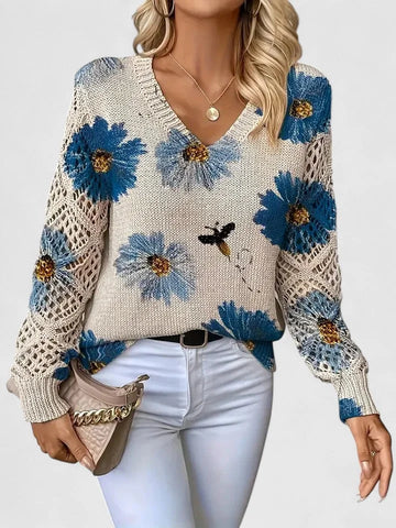 Elegant Cardigan - Blue