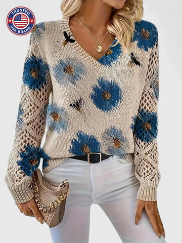 Elegant Cardigan - Blue