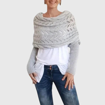 Elegant Scarf - Gray Green