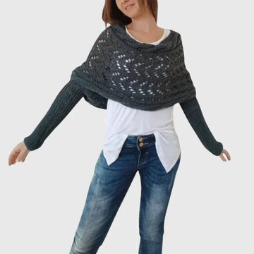 Elegant Scarf - Gray Green