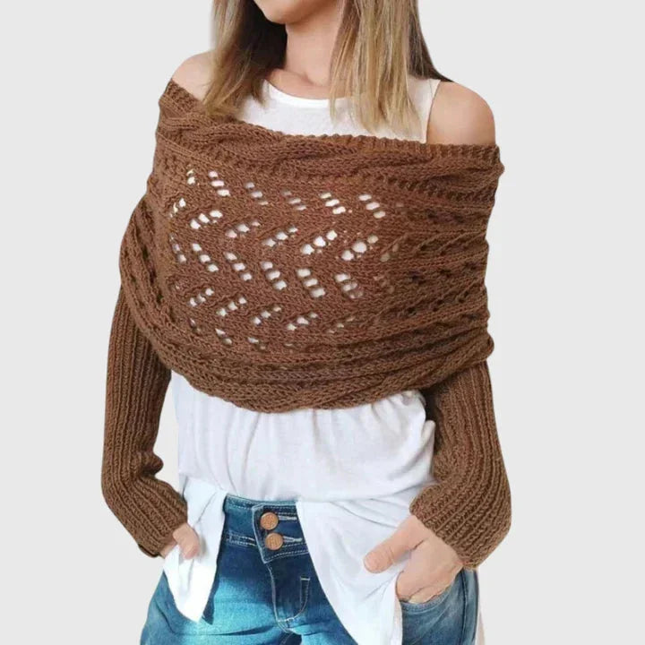 Elegant Scarf - Gray Green