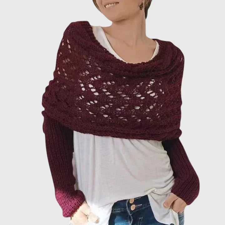 Elegant Scarf - Gray Green