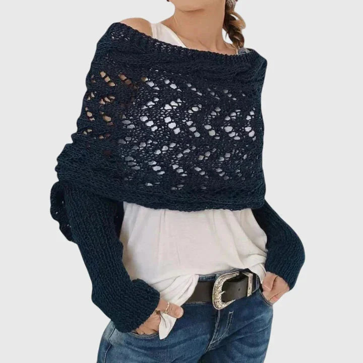 Elegant Scarf - Gray Green