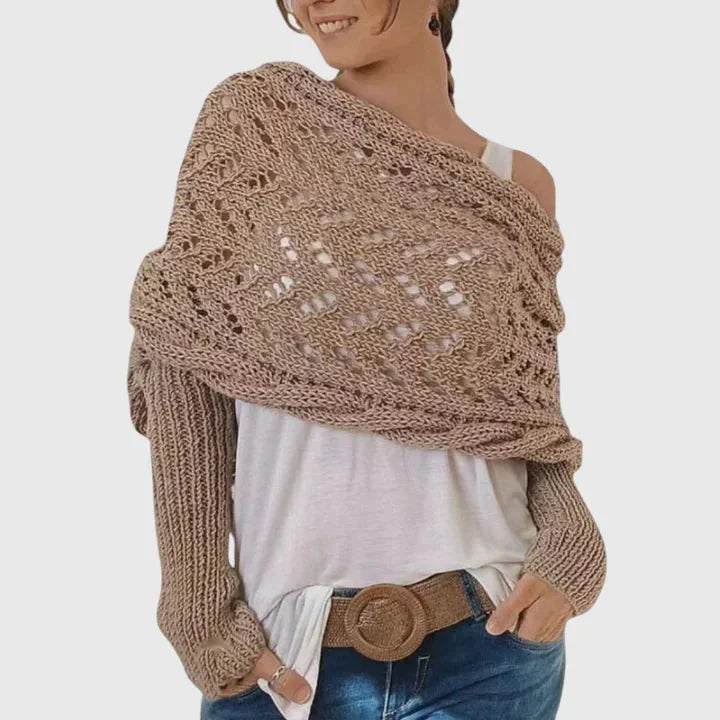 Elegant Scarf - Gray Green