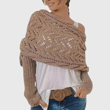 Elegant Scarf - Gray Green