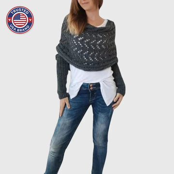 Elegant Scarf - Gray Green