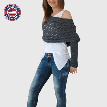 Elegant Scarf - Gray Green