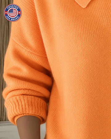 Button Collar Winter Cardigan