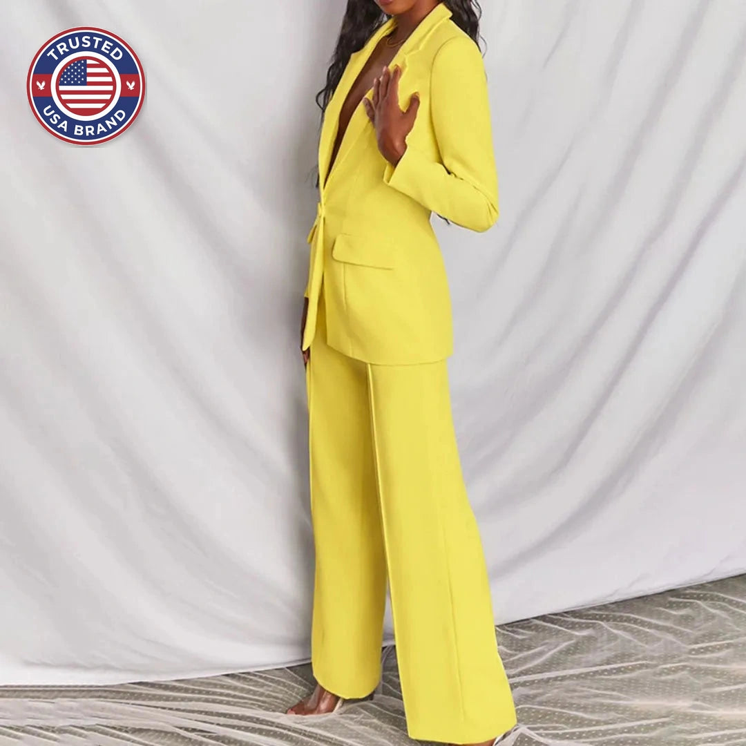Chic Winter Blazer & Trousers Set