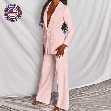 Chic Winter Blazer & Trousers Set