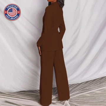 Chic Winter Blazer & Trousers Set