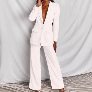 Chic Winter Blazer & Trousers Set