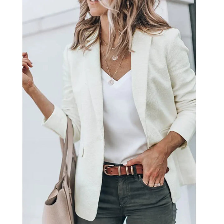 Dames Winter Blazer met Getailleerde Pasvorm