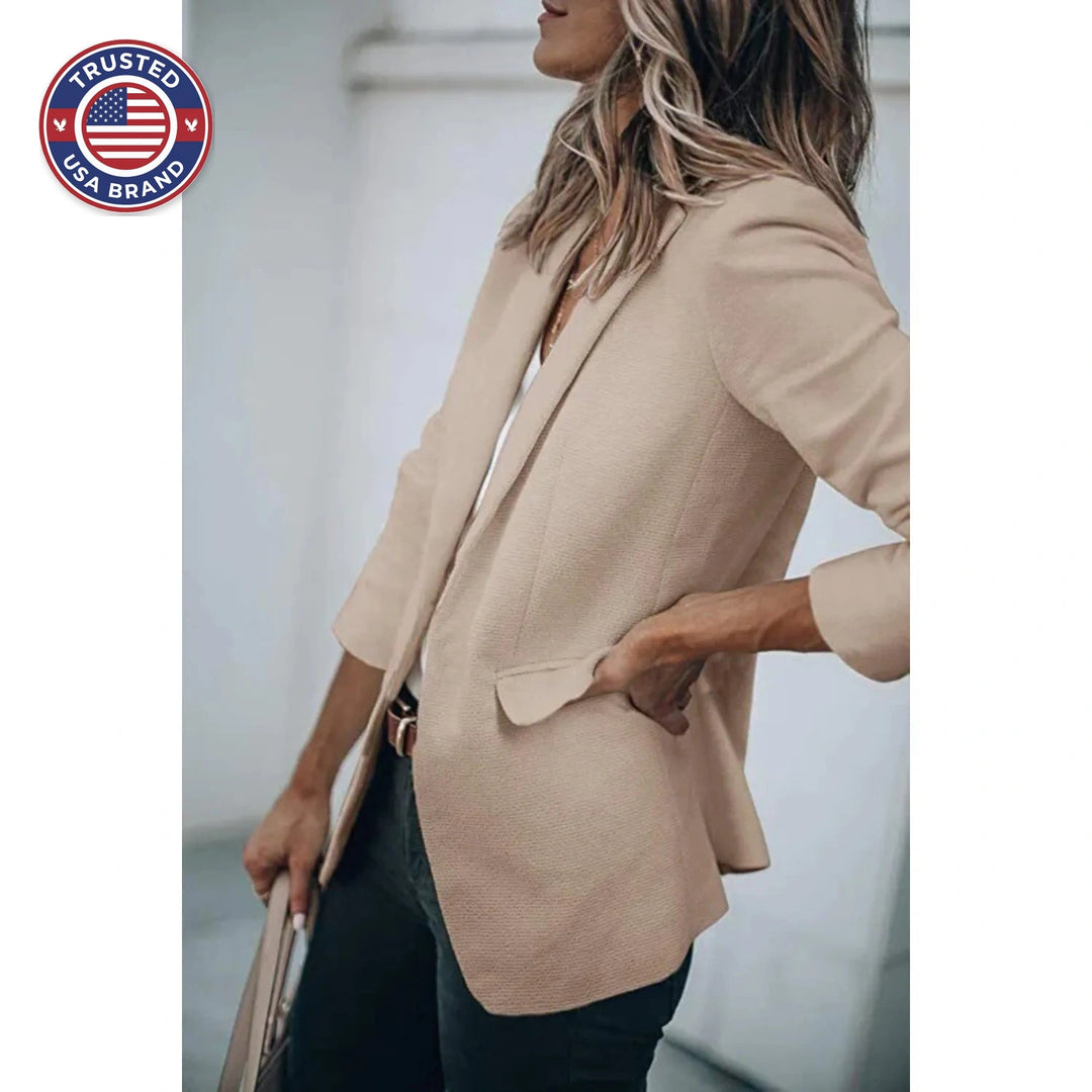 Dames Winter Blazer met Getailleerde Pasvorm