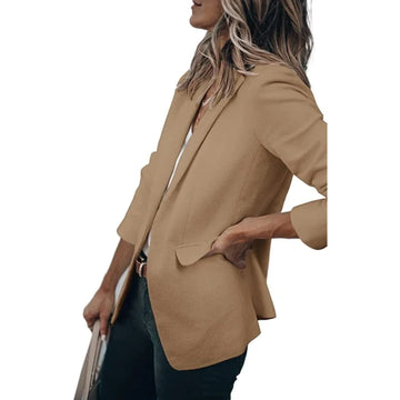Dames Winter Blazer met Getailleerde Pasvorm