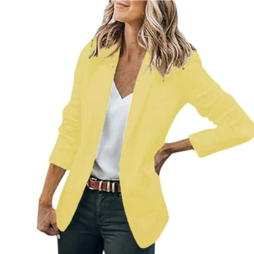 Dames Winter Blazer met Getailleerde Pasvorm