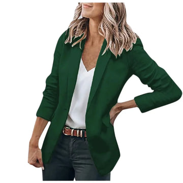 Dames Winter Blazer met Getailleerde Pasvorm