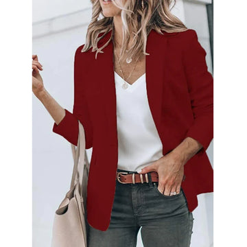 Dames Winter Blazer met Getailleerde Pasvorm