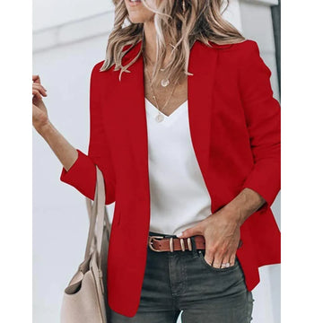 Dames Winter Blazer met Getailleerde Pasvorm