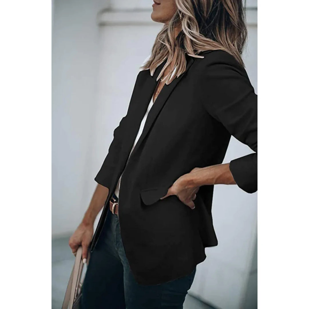 Dames Winter Blazer met Getailleerde Pasvorm