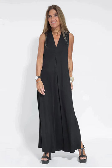 Elegant Long Winter Dress with Coordinated Cardigan