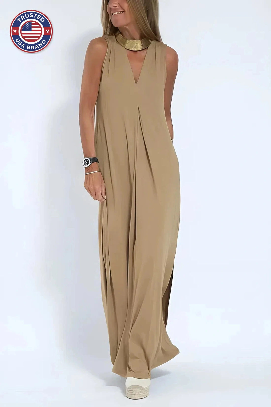 Elegant Long Winter Dress with Coordinated Cardigan