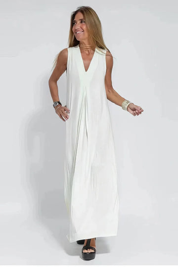 Elegant Long Winter Dress with Coordinated Cardigan