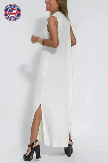 Elegant Long Winter Dress with Coordinated Cardigan