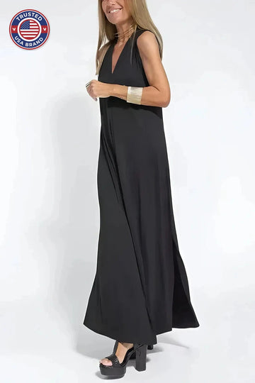 Elegant Long Winter Dress with Coordinated Cardigan