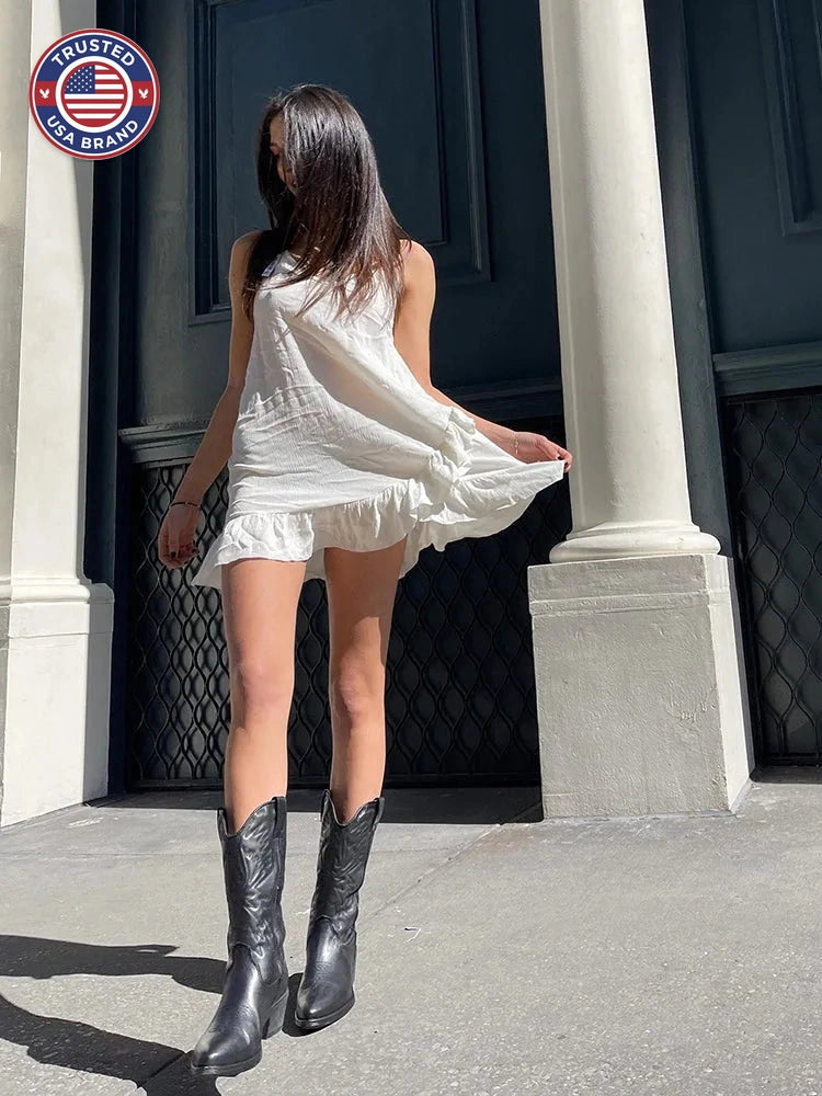 Elegant Metallic Winter Cowboy Boots