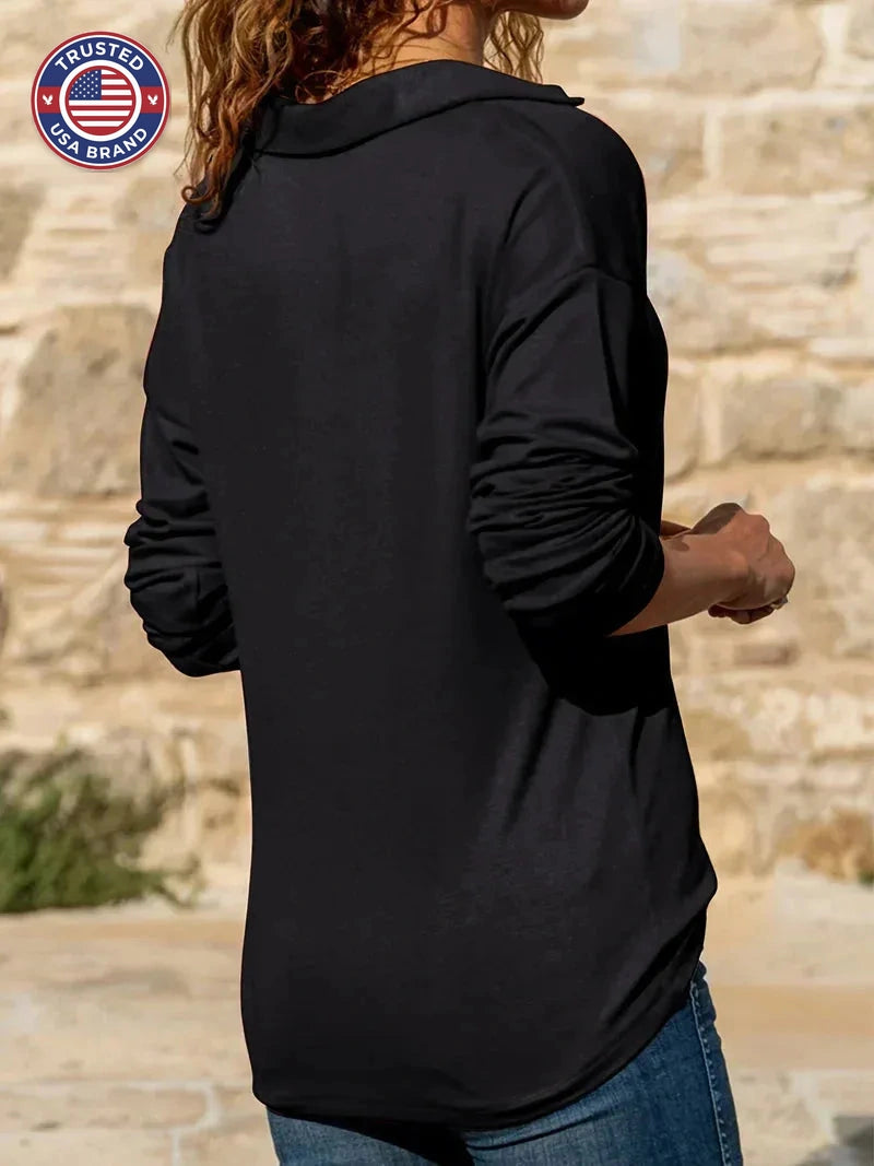 Half-Zip Winter Sweater