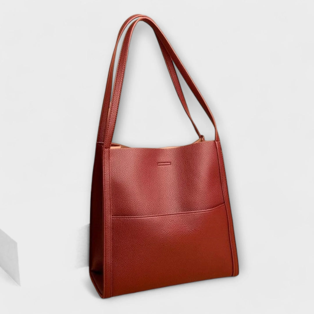 Handmade Leather Bag - Red