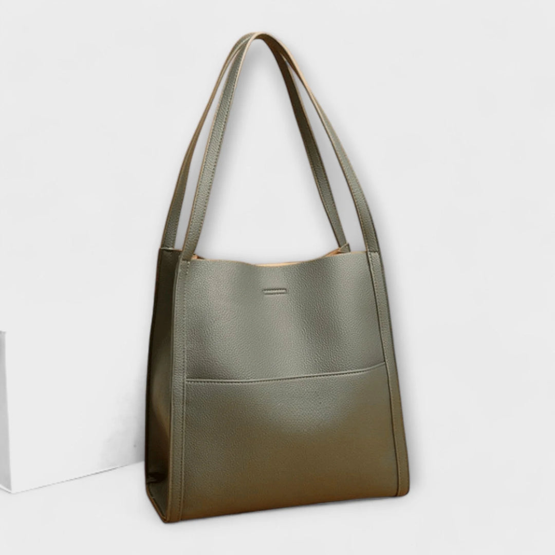 Handmade Leather Bag - Red