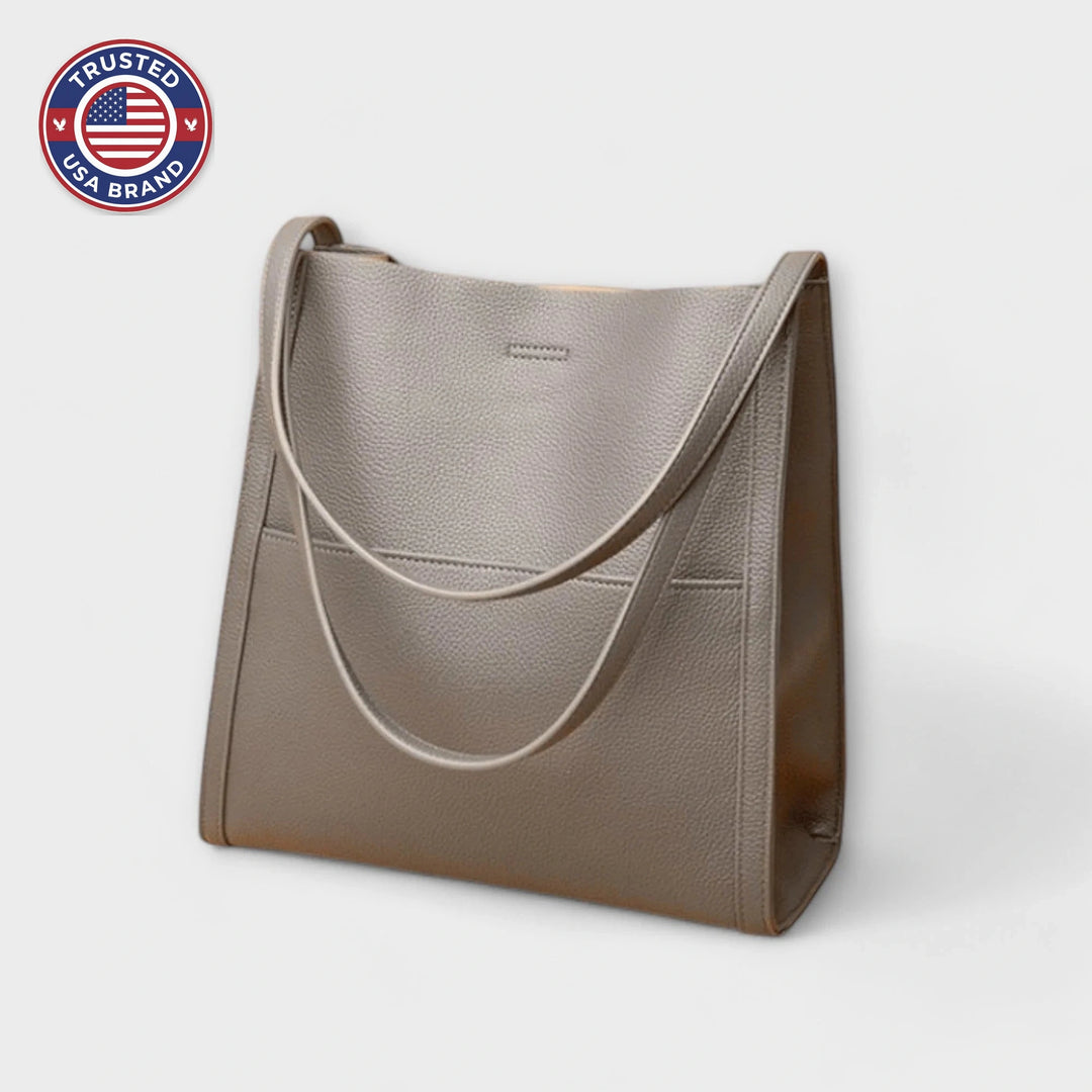 Handmade Leather Bag - Red