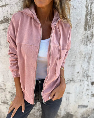 Hooded Zip Winter Jacket