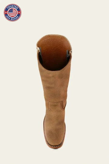 Knee-High Winter Boots with Slim Fit and Structured Sole