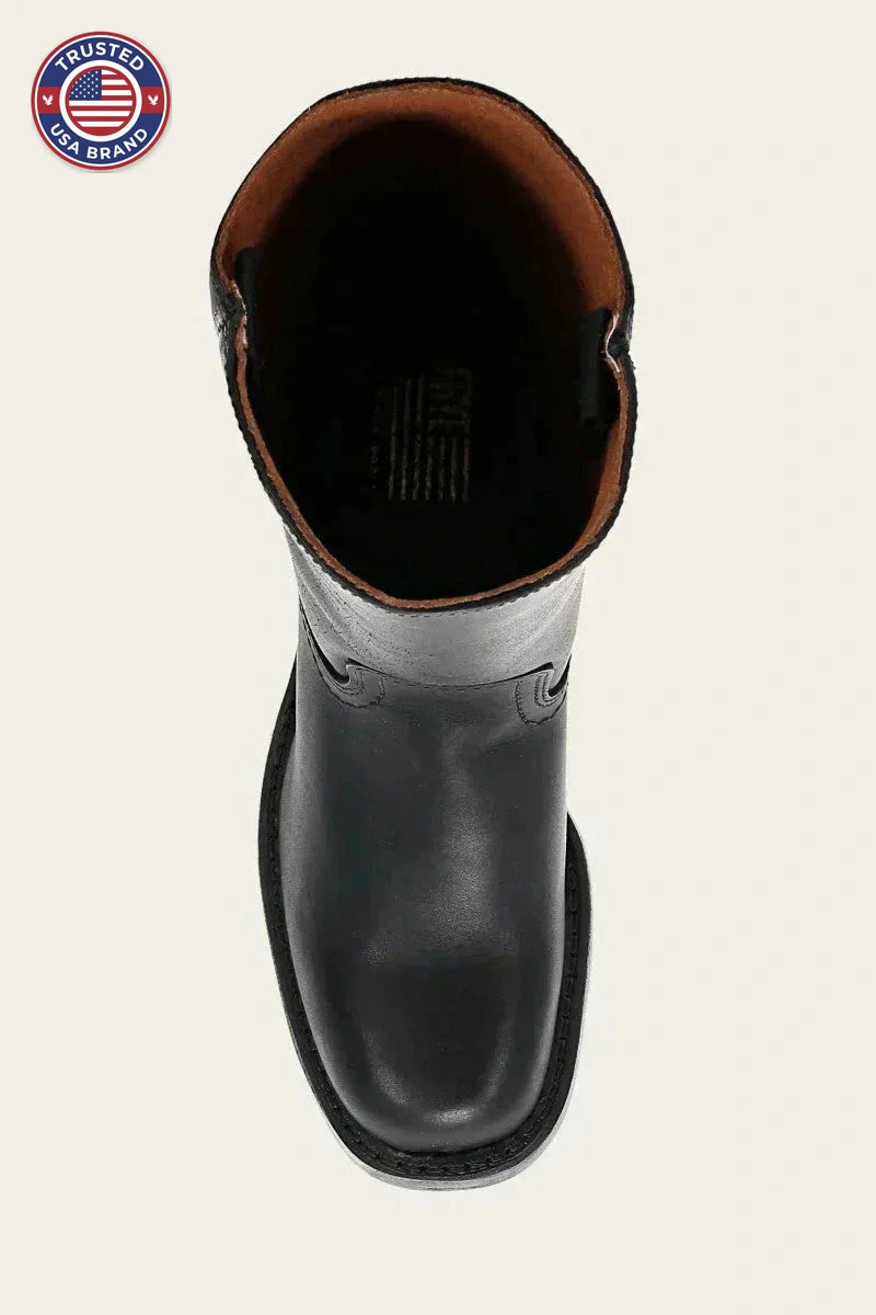 Knee-High Winter Boots with Slim Fit and Structured Sole