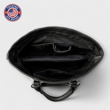 Large Leather Bag - Brown