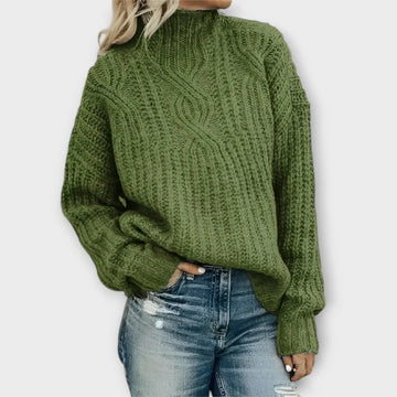 Modern High-Neck Winter Sweater