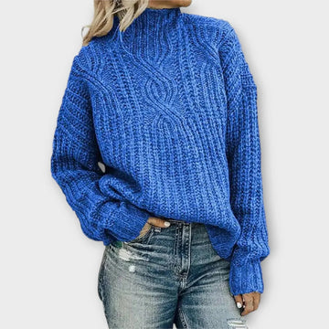 Modern High-Neck Winter Sweater