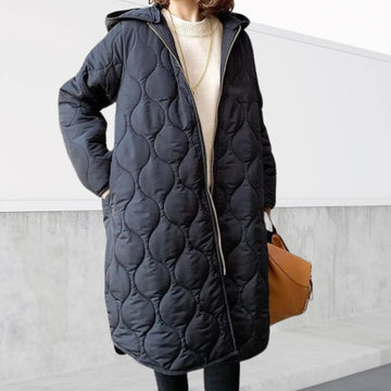 Oversized hooded Winter Parka with details